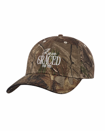 I AM GRACED FOR THIS CAMO HAT